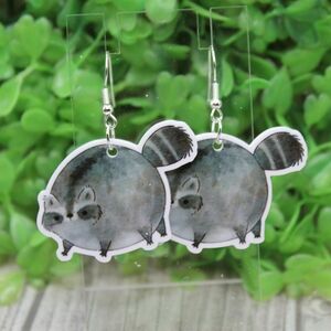 Charming Raccoon Earrings